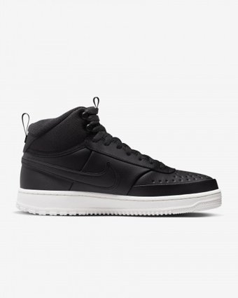 Nike Court Vision Mid Winter DR7882-002 Bağcıklı Erkek Günlük Ayakkabı Siyah