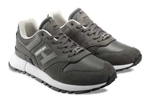 Slazenger Zest SA22LE110-267 Bağcıklı Erkek Günlük Ayakkabı Gri