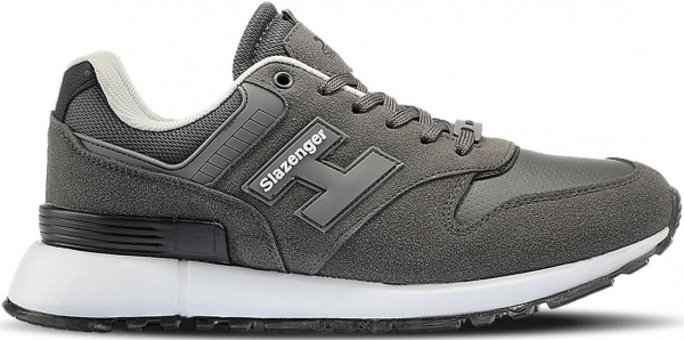 Slazenger Zest SA22LE110-267 Bağcıklı Erkek Günlük Ayakkabı Gri