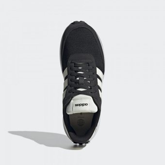 Adidas Run 70S GW5609 Bağcıklı Kadın Koşu Ayakkabısı Siyah