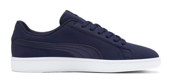 Puma Smash V2 Buck 365160-15 Bağcıklı Erkek Günlük Ayakkabı Lacivert