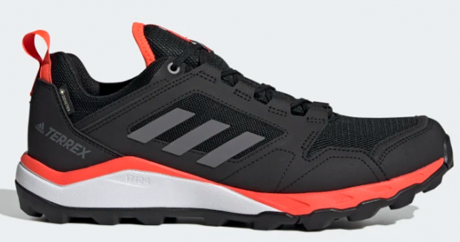 Adidas Terrex Agravic TR Gore-Tex Trail EF6868 Ortopedik Su Geçirmez Bağcıklı Erkek Koşu Ayakkabısı Siyah