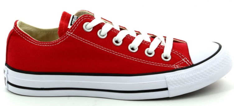 Converse Chuck Taylor All Star M9696C Bağcıklı Unisex Günlük Ayakkabı Kırmızı