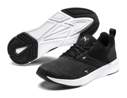 Puma Nrgy Comet 190556-06 Ortopedik Bağcıklı Erkek Koşu Ayakkabısı Siyah