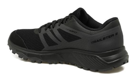 Salomon Trailster 2 L40962700 Ortopedik Bağcıklı Erkek Koşu Ayakkabısı Siyah