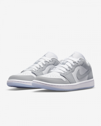 Nike Air Jordan 1 Low DC0774-105 Bağcıklı Kadın Günlük Ayakkabı Beyaz