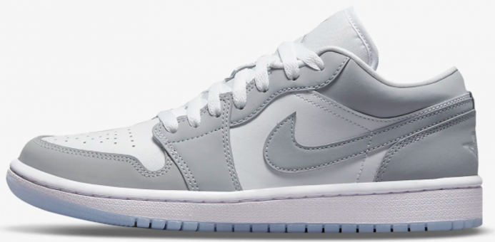 Nike Air Jordan 1 Low DC0774-105 Bağcıklı Kadın Günlük Ayakkabı Beyaz