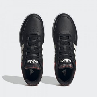 Adidas Hoops 3.0 Lifestyle HP7952 Bağcıklı Erkek Günlük Ayakkabı Siyah