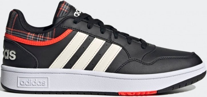 Adidas Hoops 3.0 Lifestyle HP7952 Bağcıklı Erkek Günlük Ayakkabı Siyah