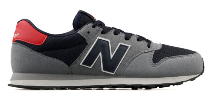 New Balance 500 GM500GGS Bağcıklı Erkek Günlük Ayakkabı Gri
