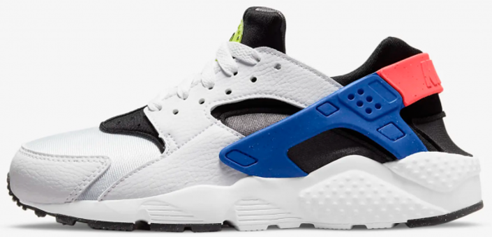 Nike Huarache Run DQ0975-100 Bağcıklı Erkek Çocuk Günlük Ayakkabı Beyaz