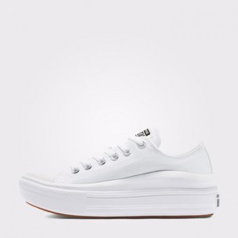 Converse Chuck Taylor All Star Move 570257C.102 Ortopedik Bağcıklı Kadın Günlük Ayakkabı Beyaz