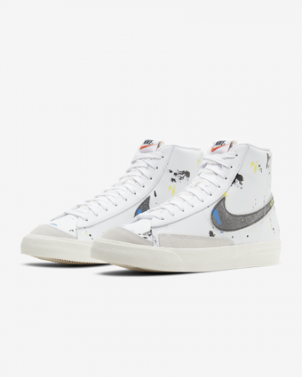 Nike Blazer Mid '77 DC7331-100 Bağcıklı Erkek Günlük Ayakkabı Beyaz