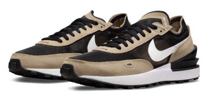 Nike Waffle One DA7995-002 Bağcıklı Erkek Günlük Ayakkabı Siyah