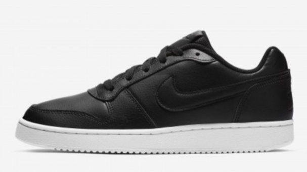 Nike Ebernon Low AQ1779-001 Bağcıklı Kadın Günlük Ayakkabı Siyah