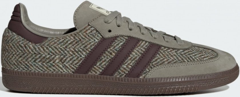 Adidas Samba OG ID1449 Bağcıklı Erkek Günlük Ayakkabı Gri