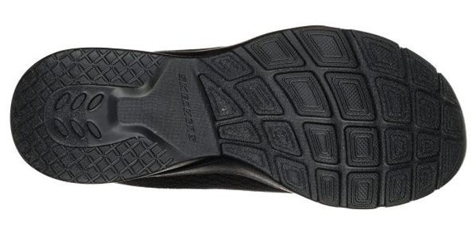 Skechers Dynamight 2.0 Eye To Eye 12964-BBK Ortopedik Bağcıklı Kadın Koşu Ayakkabısı Siyah