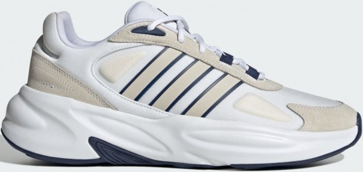 Adidas Ozelle Cloudfoam IG6769 Ortopedik Bağcıklı Erkek Günlük Ayakkabı Beyaz