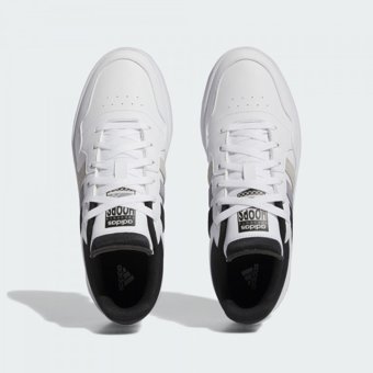 Adidas Hoops 3.0 IG7914 Ortopedik Bağcıklı Erkek Günlük Ayakkabı Beyaz