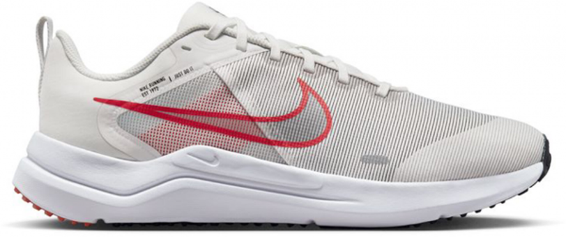Nike Downshifter 12 DD9293-009 Bağcıklı Erkek Koşu Ayakkabısı Beyaz