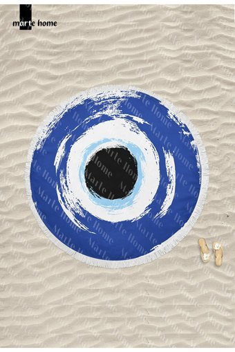 Marte Home The Eye Plaj Havlusu Çok Renkli