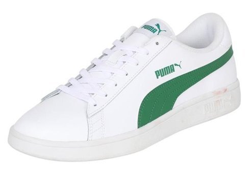 Puma Smash V2 Leather 365215-03 Bağcıklı Erkek Günlük Ayakkabı Beyaz