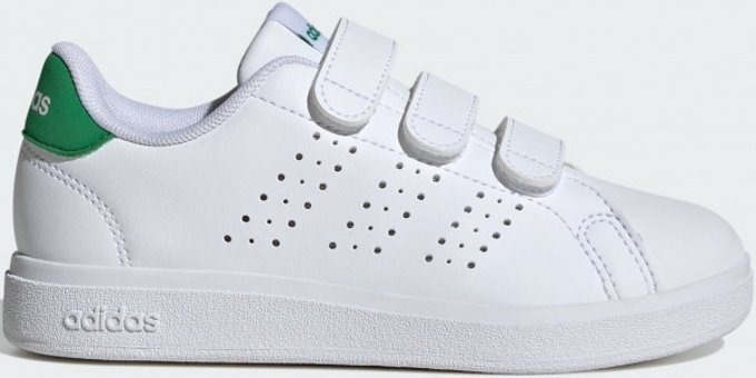 Adidas Advantage Base 2.0 IE9019 Cırtlı Erkek Çocuk Günlük Ayakkabı Beyaz