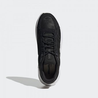 Adidas Ozelle Cloudfoam Lifestyle GX6763 Ortopedik Bağcıklı Erkek Günlük Ayakkabı Siyah