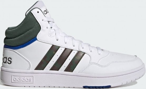 Adidas Hoops 3.0 GY4747 Bağcıklı Erkek Günlük Ayakkabı Beyaz