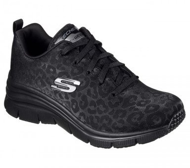 Skechers Fashion Fit 88888179-BBK Bağcıklı Kadın Günlük Ayakkabı Siyah