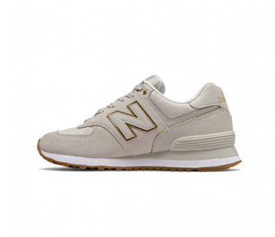 New Balance 574 WL574SOA Bağcıklı Kadın Günlük Ayakkabı Bej