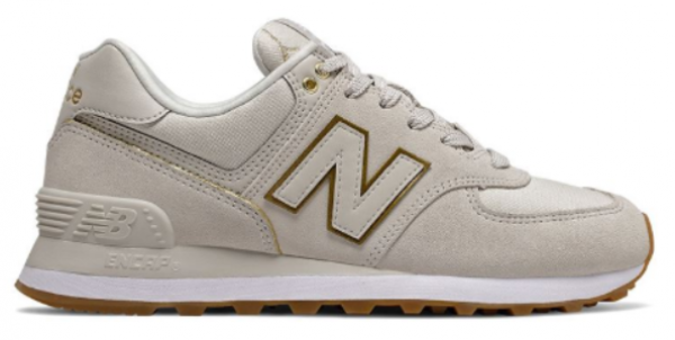 New Balance 574 WL574SOA Bağcıklı Kadın Günlük Ayakkabı Bej