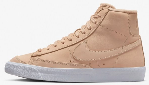 Nike Blazer Mid Premium DQ7572-200 Bağcıklı Kadın Günlük Ayakkabı Kahverengi
