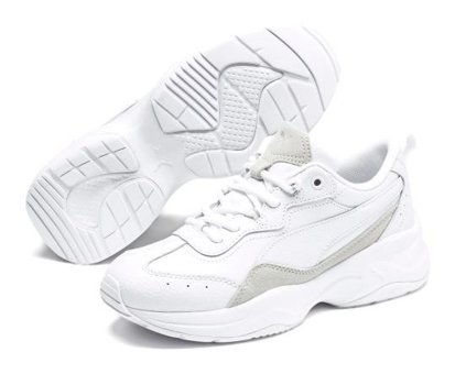 Puma Cilia Lux 370282-05 Ortopedik Bağcıklı Kadın Günlük Ayakkabı Beyaz