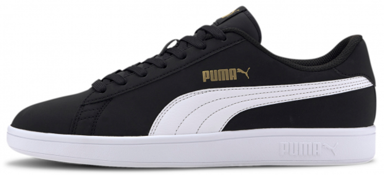 Puma Smash V2 Buck 365160-23 Bağcıklı Kadın Günlük Ayakkabı Siyah