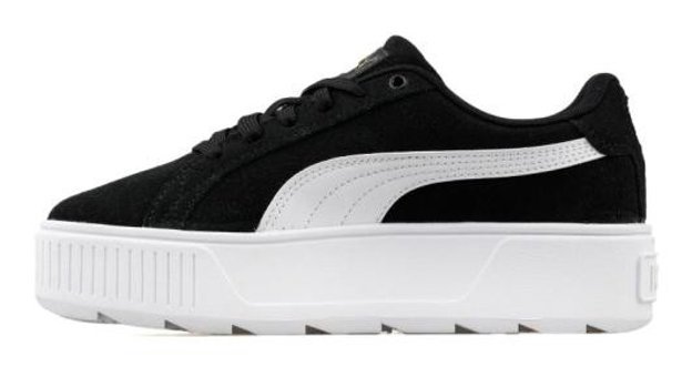 Puma Karmen 384614-02 Bağcıklı Kadın Günlük Ayakkabı Siyah