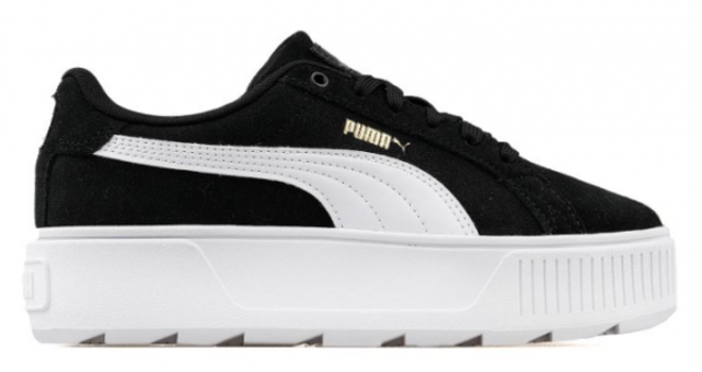 Puma Karmen 384614-02 Bağcıklı Kadın Günlük Ayakkabı Siyah