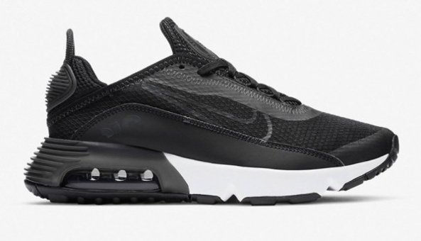 Nike Air Max 2090 GS DD3236-001 Bağcıklı Erkek Çocuk Koşu Ayakkabısı Siyah