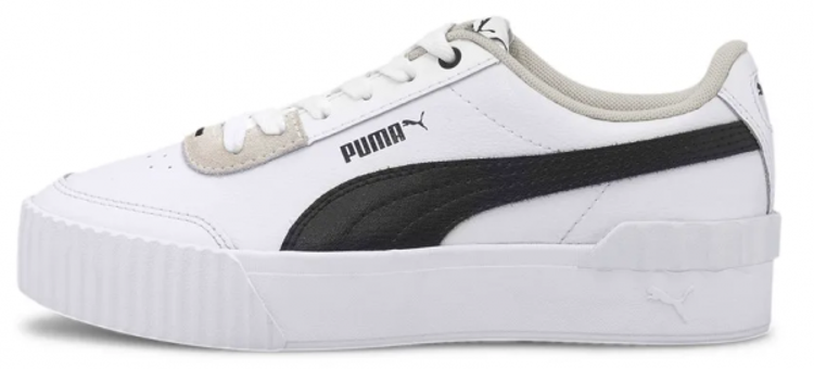 Puma Carina Lift 373031-02 Bağcıklı Kadın Günlük Ayakkabı Beyaz