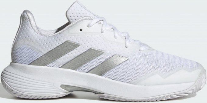 Adidas CourtJam Control ID1543 Ortopedik Bağcıklı Adiwear Kadın Tenis Ayakkabısı Beyaz