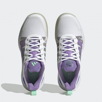 Adidas Defiant Speed HQ8459 Ortopedik Bağcıklı Adiwear Kadın Tenis Ayakkabısı Beyaz