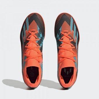 Adidas X Speedportal Messi.3 GZ5142 Bağcıklı Halı Saha Ayakkabısı Turuncu