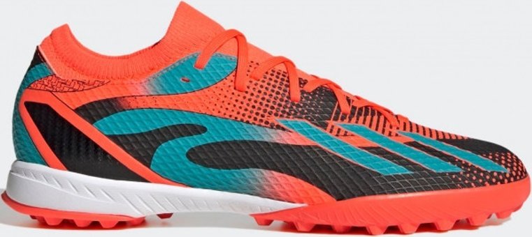 Adidas X Speedportal Messi.3 GZ5142 Bağcıklı Halı Saha Ayakkabısı Turuncu
