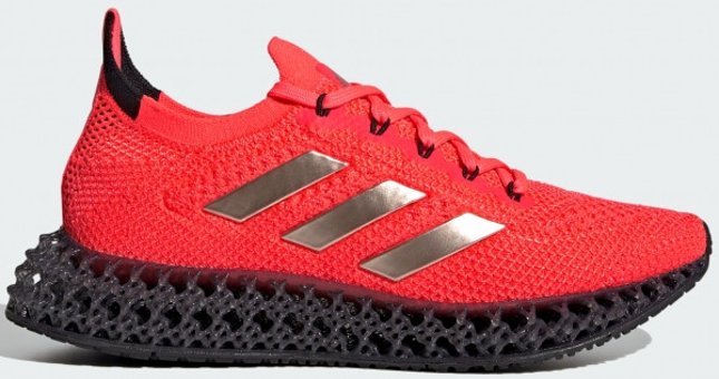 Adidas 4D FWD GZ0183 Ortopedik Bağcıklı Kadın Koşu Ayakkabısı Kırmızı