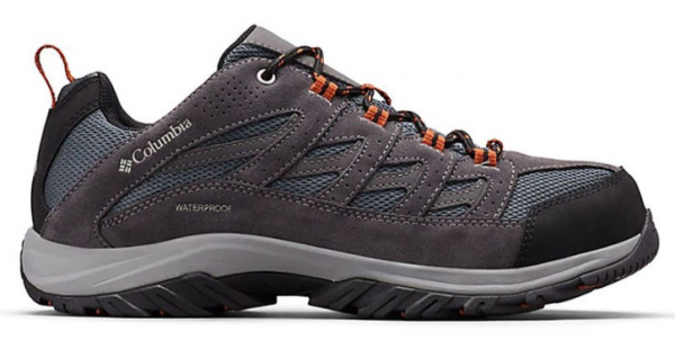 Columbia Crestwood Waterproof Hiking BM5372-053 Ortopedik Su Geçirmez Bağcıklı Erkek Outdoor Ayakkabısı Gri