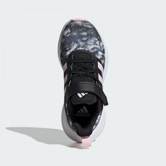 Adidas FortaRun 2.0 Cloudfoam IF9156 Ortopedik Bağcıklı-Cırtlı Kız Çocuk Koşu Ayakkabısı Siyah