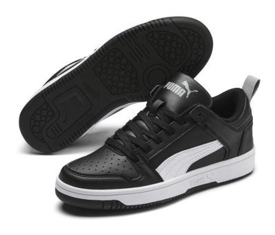 Puma Rebound Lay-Up Lo 370490-07 Bağcıklı Erkek Çocuk Günlük Ayakkabı Beyaz