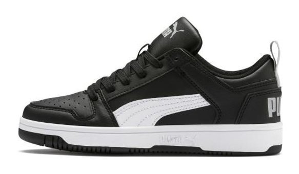 Puma Rebound Lay-Up Lo 370490-07 Bağcıklı Erkek Çocuk Günlük Ayakkabı Beyaz