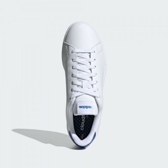 Adidas Advantage ID9644 Ortopedik Bağcıklı Erkek Günlük Ayakkabı Beyaz