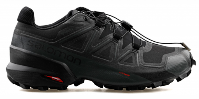 Salomon Speedcross 5 L40795300 Su Geçirmez Kilitli Bağcıklı Erkek Outdoor Ayakkabısı Siyah